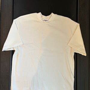Lucid Blanks brand Men's Short Sleeve Crewneck Tee in Cream